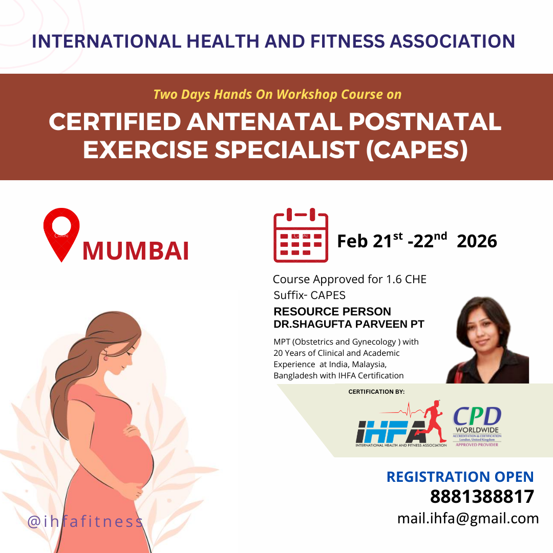 Certified Antenatal Postnatal Exercise Specialist (CAPES)